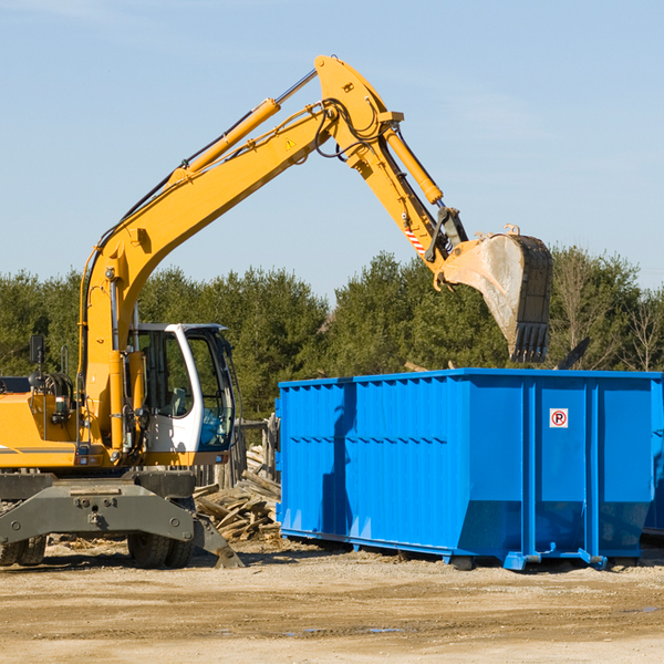 what happens if the residential dumpster is damaged or stolen during rental in Banner Hill TN